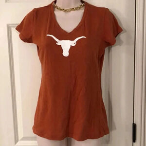 𝅺Longhorn orange short‎ sleeve graphic tee shirt size medium